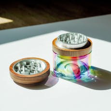 Cirrus Glass Grinder | Rainbow | TAX INCLUDED