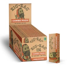 Zig-Zag Combo Pack - 1 1/4 Unbleached