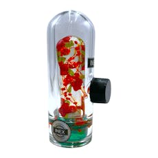 Inex Glass Hand Pipe 5" Rose Red