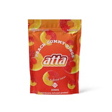 Peach Gummy Rings (150mg)