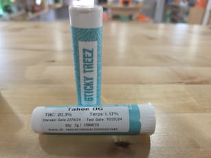 Sticky Treez Tahoe OG Pre-Roll .5g