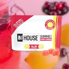 In House: Fast Acting Gummies | Cherry Lemonade | 10mg | 10pk