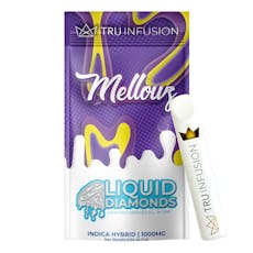 Tru Infusion Liquid Diamond Disposable 1g: Mellowz
