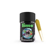 LIME | IN Mini Pre-Rolls .6g (5pk) | I | Purple Zaza