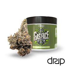 Drip Cannabis Flower Jar 3.5g: Gas Face
