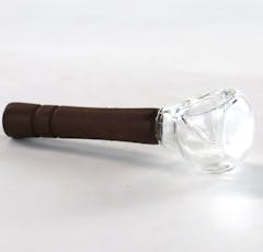 5" Wood Accent Spoon Pipe - Assorted Colors