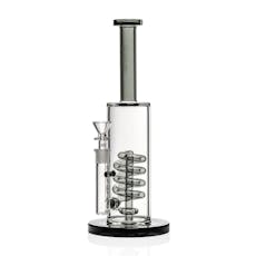 14" Coil Showerhead Water Pipe- Smoke | GRAV