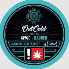 Bo's Nose Knows Out Cold 1g Grape Pie Wedding Crasher Live Rosin