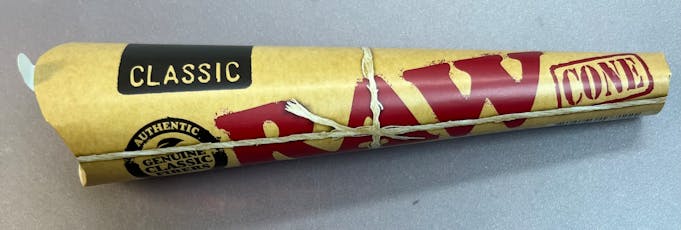 Raw Classic 1-1/4 Cone Slow Burning Papers 6pk