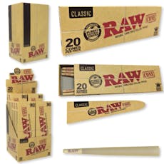 Raw | Cones | King Size | 20 pk