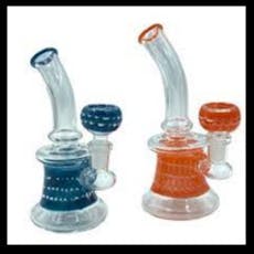 6" Strawberry Perc Bong/Rig