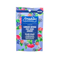 Smokiez | Jamberry Fruit Chews (1:1 THC:CBN - 200mg Total)
