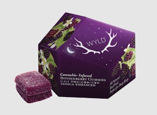 WYLD 1:1:1 (THC/CBD/CBN) Gummies 100mg - Boysenberry (I)