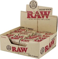 Raw Hemp Wick 10ft Roll