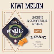 ELEVATE - GUMM-ES - GUMMIES - 250MG - 10PK - KIWI MELON - SATIVA