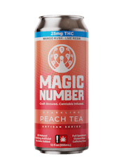 Magic Number - 25mg Sparkling Peach Tea (H)