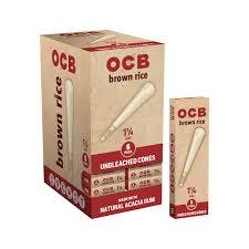 OCB Brown Rice Cones 1 1/4 6pk
