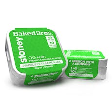 Baked Bros - Gummies 1:1 - Stoney Prickly Pear Lemonade (H) (100mg THC/CBG)