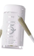 AERIZ WHITE PEACH GELATO 5PK PRE-ROLLS 2.5G