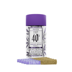 Stiiizy 40's - Watermelon Z 5pk - Infused Prerolls - 2.5g