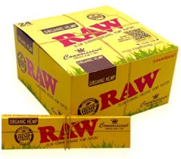 RAW CONNOISSEUR KING SIZE SLIM PAPERS +TIPS
