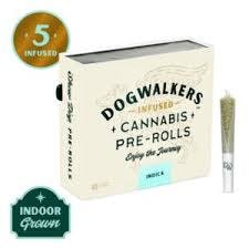 Dogwalkers - Brownie Scout (I) - 46.01% - Infused .45g 5pk Pre roll - 2.25g