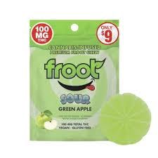 Froot Sour Green Apple Hybrid Gummy