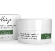 Mary's Medicinals - 1oz 1:1 CBD.THC Transdermal Topical Compound - 500mg