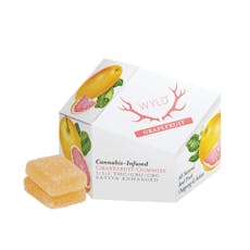 WYLD Edibles: 1:1:1 CBG Grapefruit Gummies (S) 100mg