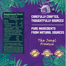 Jungl Bites | Grape | 2mg Sleep Gummies THC:CBD