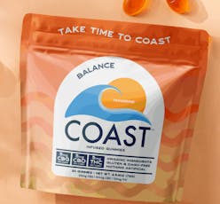 Coast Edibles 4pk/5mg- Tangerine CBG:CBD:THC