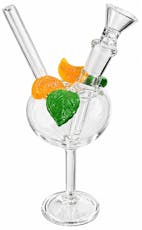 Coupe Fruit Glass Water Pipe Bong