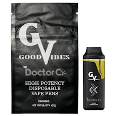 Good Vibes Disposable Fire OG (I) 2000mg