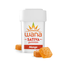 WANA - CLASSIC - GUMMIES - 100MG - 10PK - MANGO - SATIVA
