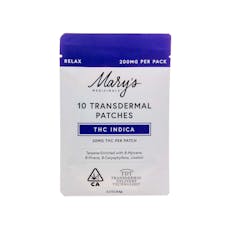 Mary's Medicinals | Transdermal Patches (10 Pack - Indica 200mg THC)