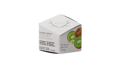 WYLD | Kiwi 1:1 THCv:THC gummies | 10mg