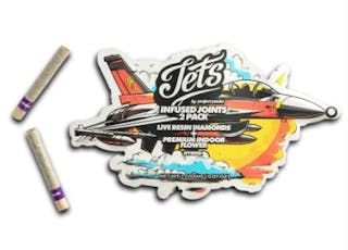 JETS | Biscotti Kush Mints Live Resin Diamond Infused PreRoll 2Pk