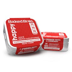 BAKED BROS | HAPPY POMEGRANATE NECTAR GUMMIES 100MG (S)