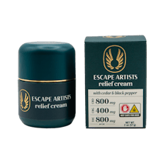 Escape Artists | Cedar & Black Pepper Relief Cream | 2oz
