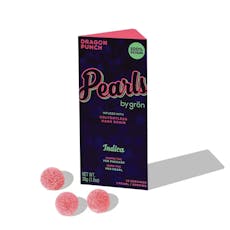Gron | Pearls | Dragon Punch | Live Rosin Gummies | 100mg | Indica