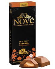 Nove Sea Salt Caramel Milk Chocolate Bar 100mg (H)