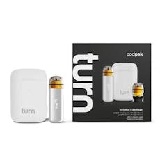 Turn PodPak battery and case White color