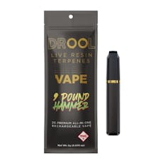 Drool | Live Resin Disposable Vape | 9 Pound Hammer 2g