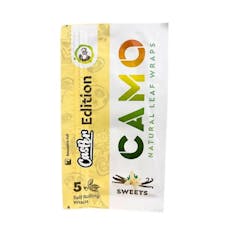 Camo natural leaf wraps Naked (Casper Edition) - 5 Wraps Per Pack