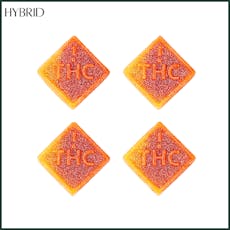 District Cannabis | Peach | Chewable Troche | 7mg 1:1 THC:CBD 10 pack