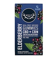WYLD HEMP - Elderberry 1000mg CBD : 200mg CBN Gummy 40pk