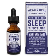 HEAD & HEAL | SLEEP TINCTURE | THC+CBD+CBN CANNABIS OIL | 300MG