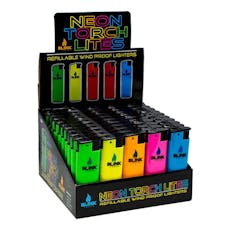 Blink Torch Gas Windproof Block Lighters Display