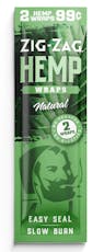 Zig Zag | Hemp Wraps | Natural | 2pk
