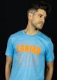 T-Shirt. 2XL. Blue. Caniba Text. Caniba